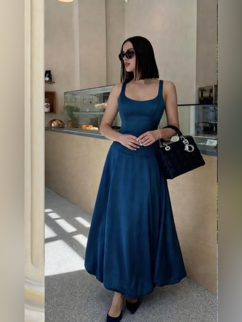 ZARA BALLOON MIDI DRESS